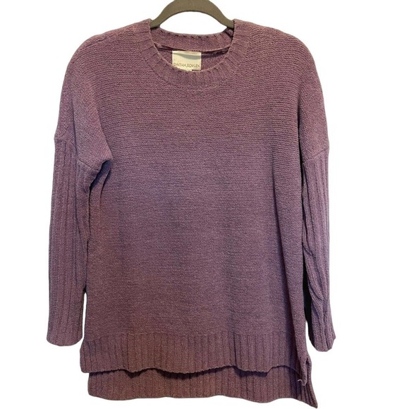 Cynthia Rowley Pullover Sweater Womens Lilac Size S Super Soft Lightweight - Picture 1 of 15